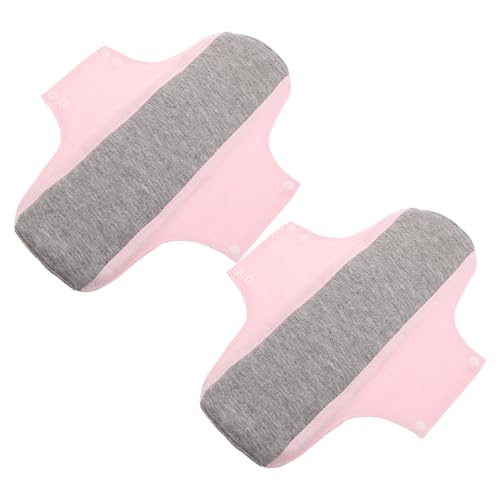 TOPPERFUN Compresas Posparto Ultrafinas Reutilizables 2 Unidades Protección Antifugas de Algodón Lavable Tamaño 22X28 CM Absorbentes para Incontinencia Urinaria y Uso Diario Ideales