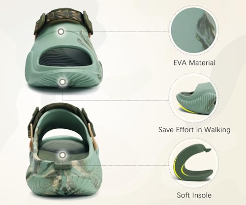 Image of COFACE Mens Orthotic Clogs Orthopedic Mules for Men Recovery Sandals Man Plantar Fasciitis Summer Casual Size 7-15