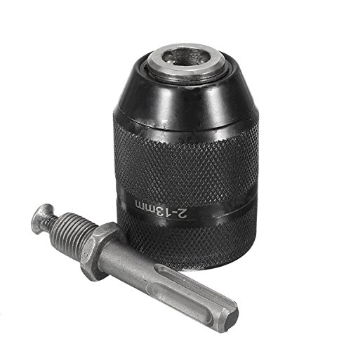 EsportsMJJ 2-13 mm pojemność bezkluczykowy uchwyt wiertarski FEVERWORK adapter do konwersji młotka wiertarskiego uchwyt do wiertarki ręcznej