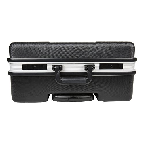 STIER Werkzeugkoffer Trolley leer, robuster Rollkoffer mit ABS-Kunsstoff & Aluminium, Toolbox schwarz mit Rollen inkl… – Bild 5