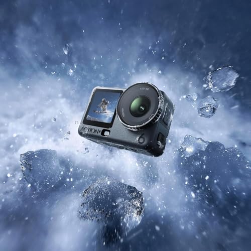 Image of DJ I Osmo Action 6 Standard Combo 4K Action Camera 1 /1.1 Inch Sensor Variable Aperture f2.0 f4.0 Waterproof Cold Resistant Stabilization Long Battery for Travel Sports Vlogging