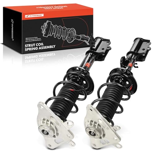 A-Premium Rear Pair 2-PC Complete Strut and Coil Spring Assembly Compatible with Jeep Renegade 2015-2018, FWD