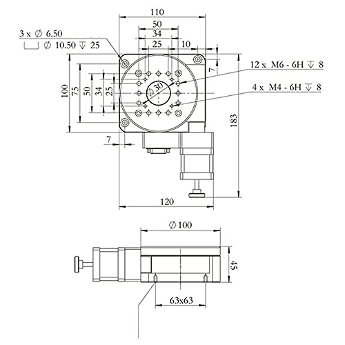 rotating platform tbvechi ht03ra100 precision electric rotating machine optical rotating platform motorized rotation stage 100mm bearing scale ht03ra100