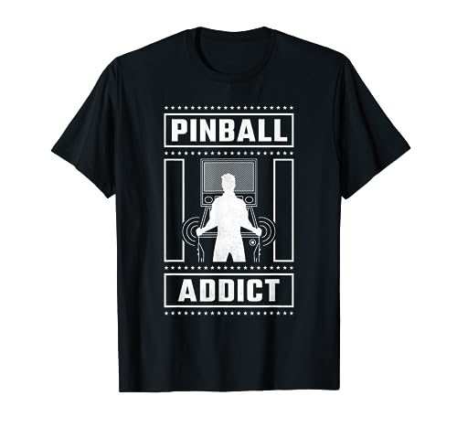 Pinball Addict, 80s Retro Game T-Shirt