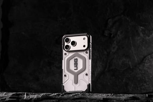 Image of Urban Armor Gear UAG Pathfinder Clear Magnetic Compatible, Rugged Shockproof Anti-Slip Military Grade Protective Case /Cover Designed for iPhone 17 Pro Max (2025) - Ash /Black