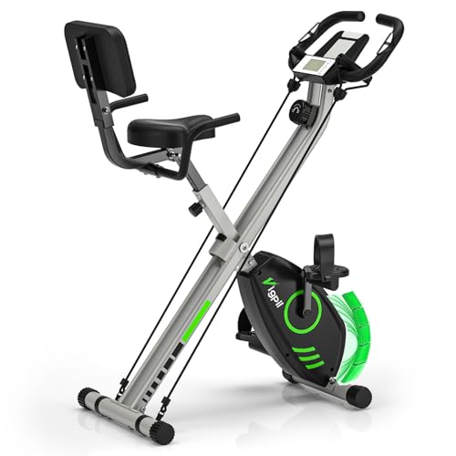 Vélo d'appartement pliable 8 niveaux de résistance magnétique ave...