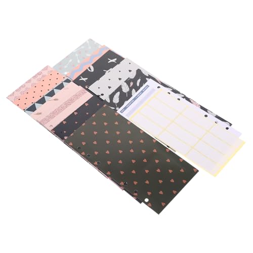 Enveloppes budget marbrées en PVC de qualité supérieure pour bureau