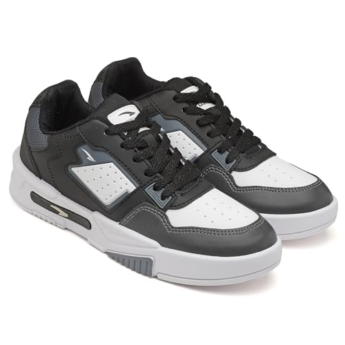 ASIAN Men's Mexico-02 Black Casual Sneaker Shoes,UK 8