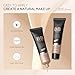 MIESCHER Hydrating BB Cream, Full-Coverage Foundation & Concealer Face Moisturizer for Women Beauty Skin, Even Skin Tone, Oil Control & Cover Flaws, Natural Finish for All Skin Types (Wheat 270)