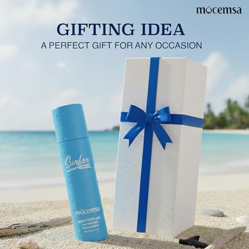 Image of Mocemsa Surfer Body Perfume for Men | Fresh Aquatic & Marine Fragrance | Long-Lasting No Gas Deo | Everyday Office, Gym & Summer Wear Scent | Premium Men's Body Spray | 150ml
