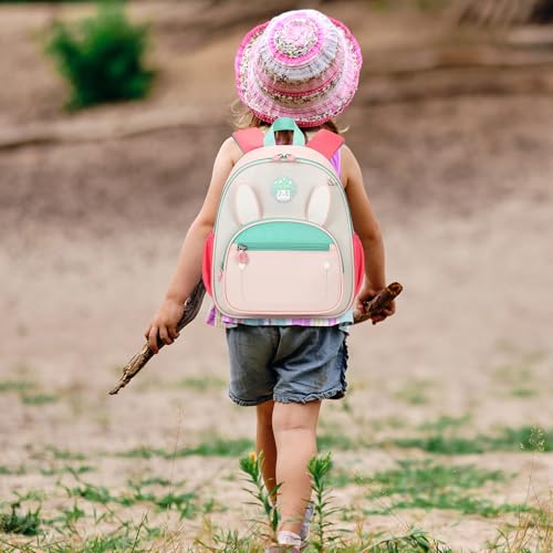 I IHAYNER Preschool Backpack for Girls Boys 2-6 Gift Kindergarten Cute Toddler Backpack Mini Animal Cartoon Schoolbag for Kid2