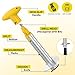 YYP Pineapple Cutter with Knife, [Upgraded, Electric & Manual] Durable Pineapple Corer with Electric Drill Accessory, Stainless Steel Fruit Peeler Knife Pineapple Slicer Core Remover Kitchen Tool