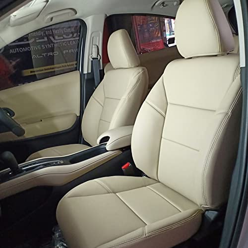 RideoFrenzy Nappa Leather Car Seat Covers for Nissan Magnite Premium