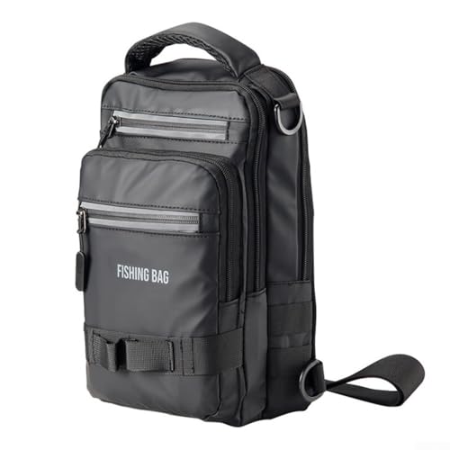 Mochila de pesca con soportes para caña y diseño impermeable para todas las necesidades de pesca al aire libre