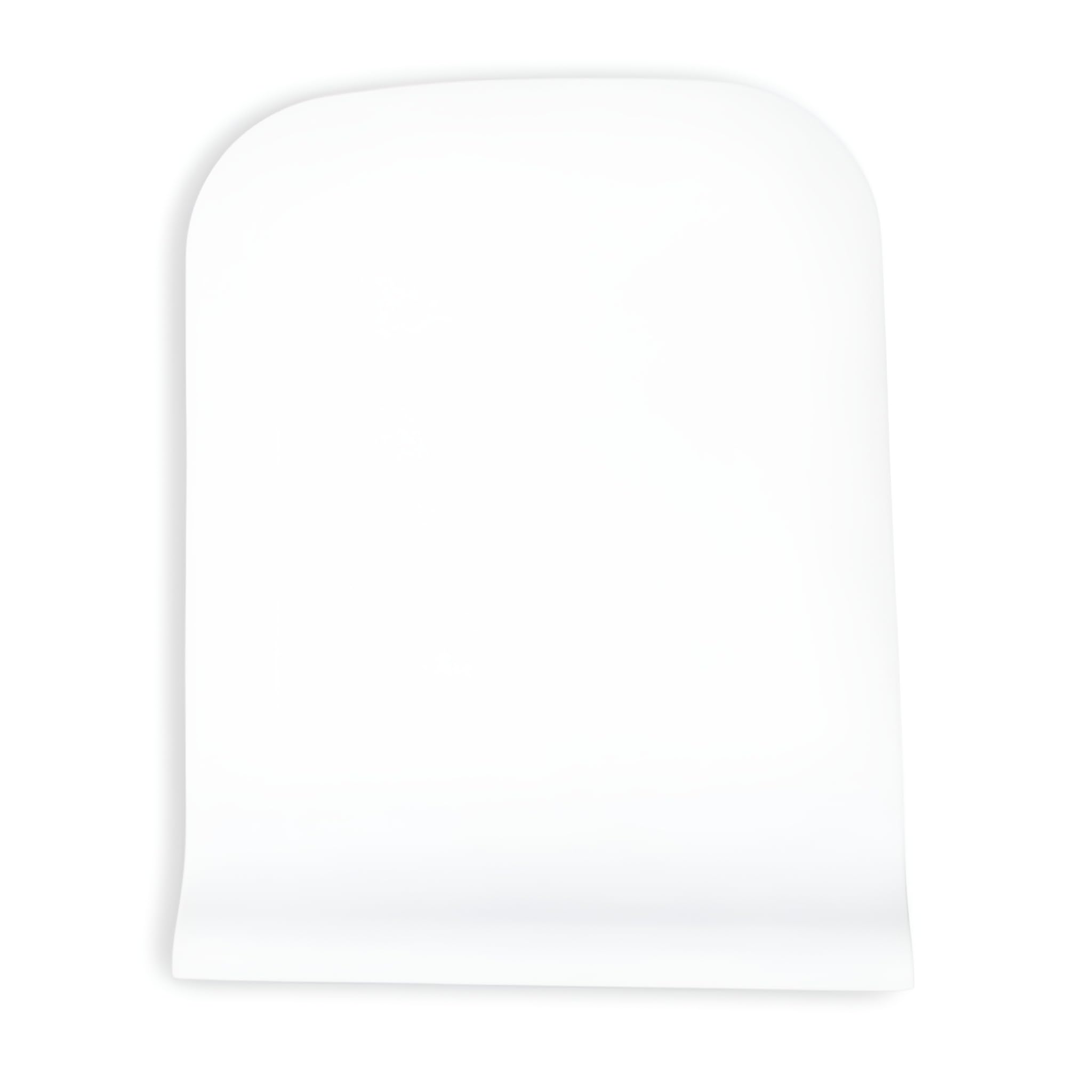 Toilet Seat Cover Rectangle Shape PP Commode Cover Easy Installation Stable Hinges Prevent Shifting Soft-Closing Colour White Sleek Design A-21 Size 45x35 Hinge Hole Distance 13-18 Cm