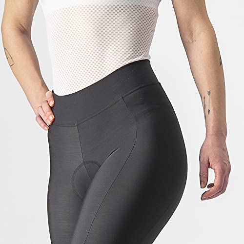 CASTELLI Roupa térmica feminina Velocissima justa e quente com almofada de assento para ciclismo de