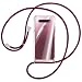 Produktbild mtb more energy® Handykette kompatibel mit LG K51S (LM-K510, 6.55'') - dunkelrot - Smartphone Hülle zum Umhängen - Anti Shock Full TPU Case
