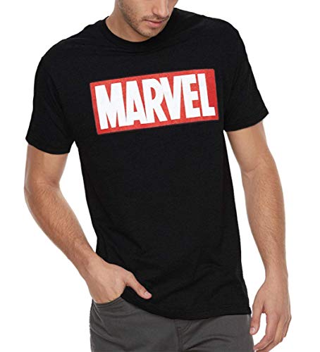 Marvel Men's Comics Simple Classic Logo T-Shirt