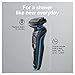 Braun Series 5 5049cs Electric Shaver with Charging Stand, Beard Trimmer, Face Shaver, Wet & Dry, Rechargeable, Cordless Foil Shaver, Blue