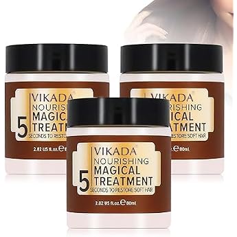 Pack of 3 Nourishing Magic Treatment Hair Mask Hair Mask for Damaged Hair Hair Repair Cream Improve Hair Quality and Make Hair Smoother and Shiny