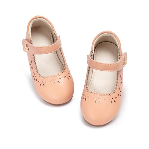 THEE BRON Toddler Mary Janes | Arch Support Leather Princess Shoes | Birthday Party Flats