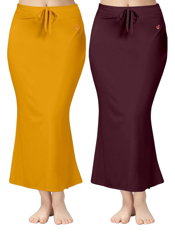 Image of TRENDMALLS Women Saree Shapewear Petticoat for Women, Cotton Blended,Petticoat,Skirts for Women,Shape Wear Dress for Saree Shaper(Combo-Pack)