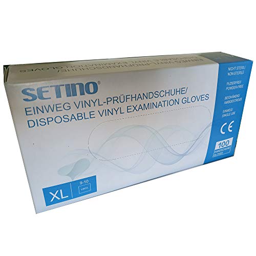 Sedile. Confezione da 200 guanti usa e getta in