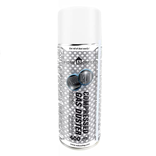 Compressed Gas Duster 1x AABCOOLING Home&Office 400ml K2, Compressed Air Cleaner, PC Laptop Keyboard Cleaner, Air Pressure, Compressed Air, Electronics, Camera and Photo Cleaners, Accessories NL