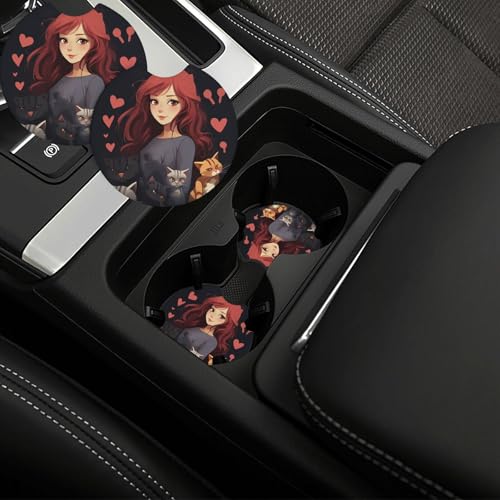 Portavasos para carro negro universal 2 piezas miniatura 1