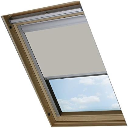 Bloc Skylight Blind M4A for Dakstra Roof Windows Blockout, Pale Stone by Bloc Skylight Blind