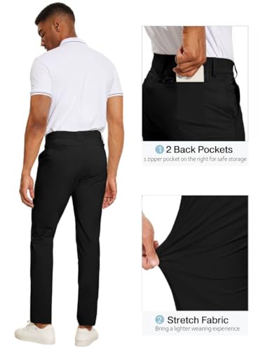 Image of TOPLOT Men's Casual Pants | Comfortable Fit Design | Clean Look Structure | Versatile Easy Movement Fit | Stylish Everyday Wear | Perfect for Casual & Travel Use (5223)