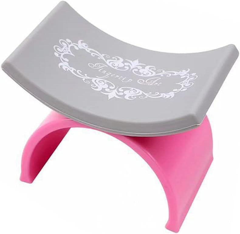 Professional Silicone Nail Arm Rest Manicure Hand Rest Stand Holder U Shape Cushion Pillow Manicure Tool for Beauty Nail Salon Home Use, Pink