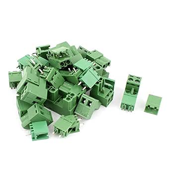 IIVVERR 20 Pair 5.08mm Pitch Male Connector Female Socket PCB Screw