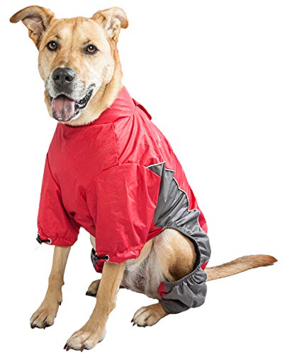 Doghelios 'Blizzard' Full-Bodied Comfort-Fitted Adjustable And 3M Reflective Winter Insulated Pet Dog Coat Jacket W/ Blackshark Technology, X-Small, Cola Red #TOP1