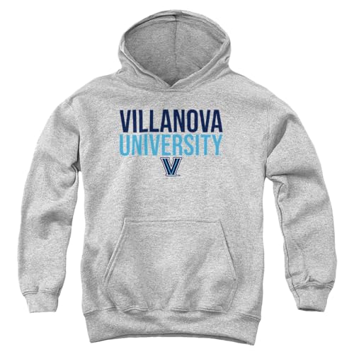 LOGOVISION Villanova University Official Stacked Youth Kids Boy/Girls Pull-Over Hoodie Sweatshirt