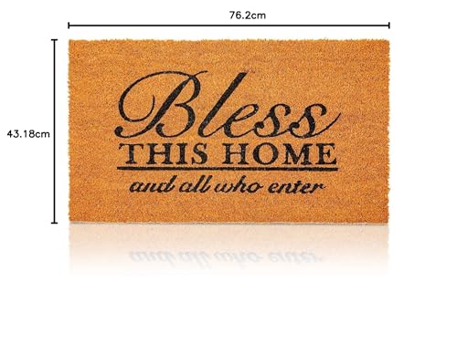 Paillasson coco Bless This Home cadeau idéal pour pendaison de crémaillère - 4