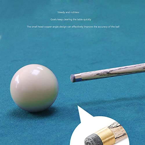 Taco de billar chino estilo snooker 145 cm cabeza pequeña miniatura 3