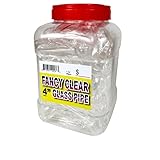 Oil burner bubble 4 Inch Glass Pipes, Clear, Fancy Design, 90 Pieces Jar Display