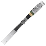 10Gtek 100G QSFP28 to QSFP28 Extender Cage with EEPROM on Extender Side, 3M Flat Cable in Nylon Jacket, 30AWG, 30cm