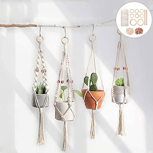 Set Corda Cotone Naturale Macrame 100m Macrame