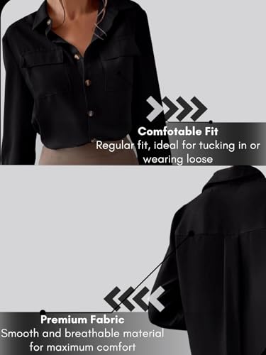 Image of GRECIILOOKS Shirt for Women Stylish | Long Shirt for Women | Oversized Shirt for Women | Women Shirt | Tops for Woman