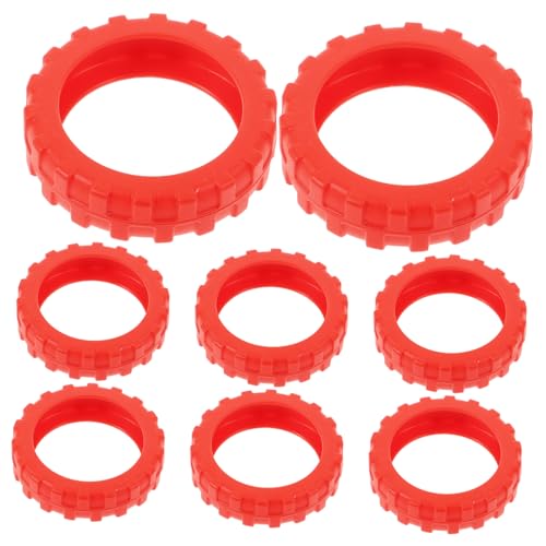 Uonlytech 8 Piezas Protector Ruedas Equipaje Funda Silicona Antideslizante Amortiguador para Maletas Viaje Cabina Compatible Mayoría de Maletas y Protege Suelos y Ruedas