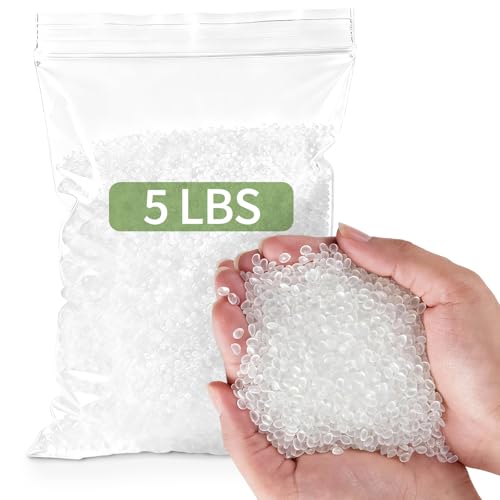 Nexboraque 5 LB Polypropylene Filling Pellets Durable Plastic Stuffing Beads Weighted Filler Beads for Bean Bags Dolls Blankets Crafts Pillows Cushions