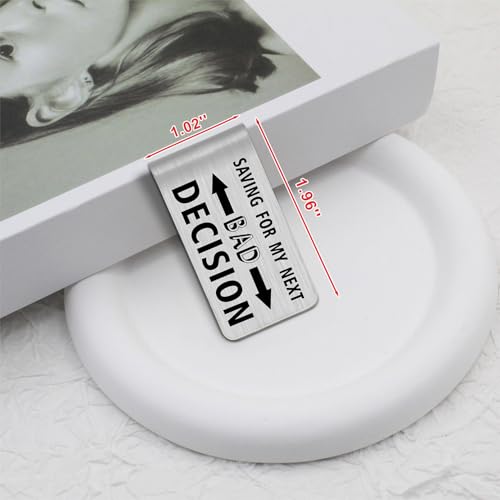 Money Clip for Men Women - Front Pocket Wallet Clip Fathers Day Gift for Dad Husband Uncle Grandpa Him Boyfriend2