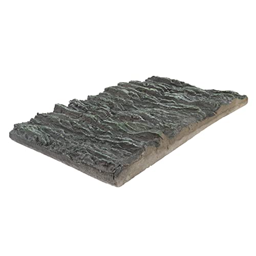 TOGEVAL 3D水槽背景ボード リアルなカメの水槽シーン 爬虫類水槽用縦木目装飾ボード