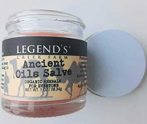 Legend's Creek Farm Herbal Salve - Healing Ointment with Frankincense, Myrrh, & Copaiba - Natural Balm for Skin Irritations & Body Aches - 1oz. Healing Balm Handmade in USA (Ancient Oils S.) - Image 3