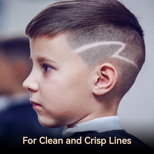 opove T6 Professional Hair Trimmer for Extremely Close Trimming, Clean and Crisp Lines, 3H Runtime for Barbers, T-Blade Cordless Detailer Trimmer for Men, Edges and Beard Trimming (Agate Gray) 9 419KVYPHfIL. AC