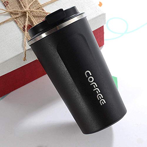 LWX Taza Termo de café de Acero Inoxidable de 380 ml / 510 ml, frascos de vacío portátiles para Coche, Taza térmica de…
