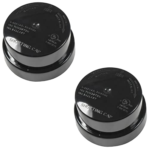 Hqrp 2-Pack Photocell Sensor Shorting Cap Outdoor Light Photoelectric Switch Short Circuit Cap Twist Lock Plug For Led Garage Light, Outdoor Pole Light, Landscape Lightening Etc. #TOP16