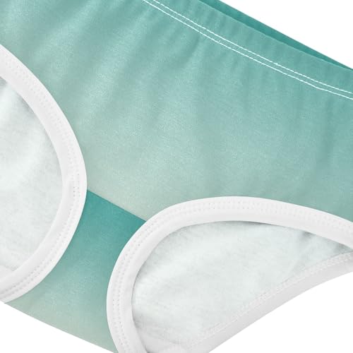 Joisal Cartoon Toddler Underwear Floral 2t Cotton Panties for Girl Green Old Lace Gradient Undies Kids Briefs4